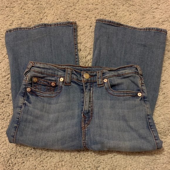 Size 29 True Religion flared jeans for women :) in the color unbothered light - Picture 3 of 5